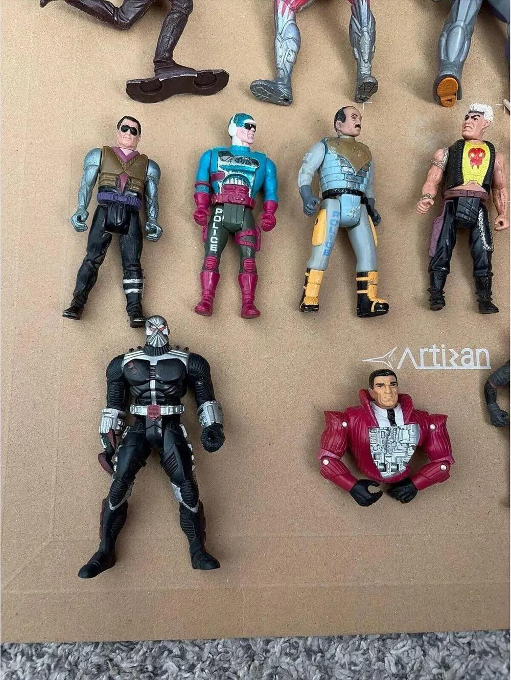 Vintage Toy lot / 80’s - 90’s action figures gi Joe robo cop beetle juice